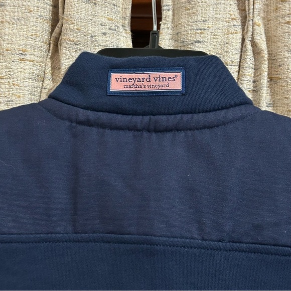 Vineyard Vines x Discovery Channel Shark Week Quarter Zip Cotton Pullover - Picture 8 of 8